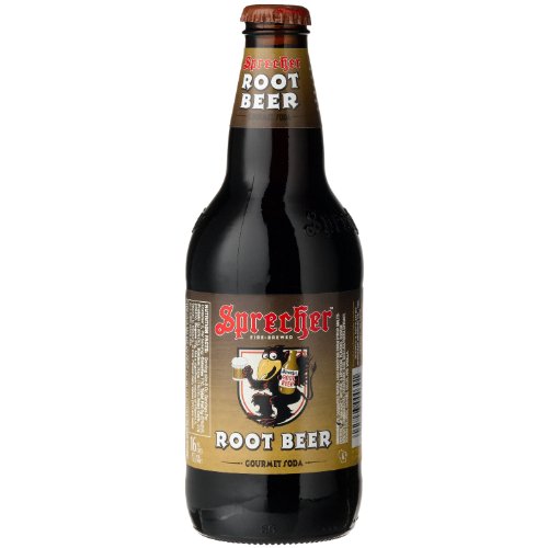 Sprecher Root Beer Soda, 16 Fluid Ounce, 4-Count Pack Of 6