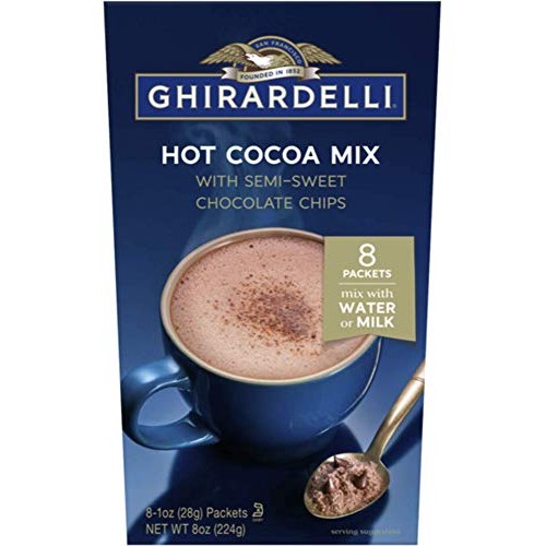 Ghirardelli Hot Cocoa With Semi-Sweet Chocolate Chips - 2 Boxes