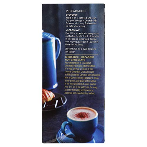 Ghirardelli Hot Cocoa With Semi-Sweet Chocolate Chips - 2 Boxes