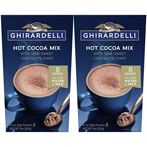 Ghirardelli Hot Cocoa With Semi-Sweet Chocolate Chips - 2 Boxes