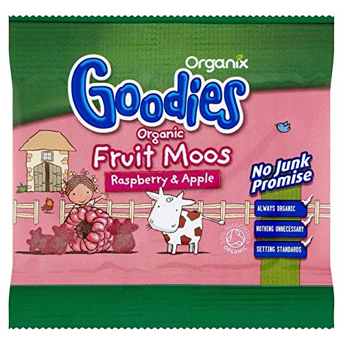 Organix Goodies Organic Fruit Moos - Raspberry &Amp; Apple 12G