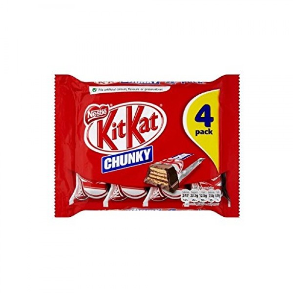 Nestle Kit Kat Chunky Bars 4X40G - Pack Of 2