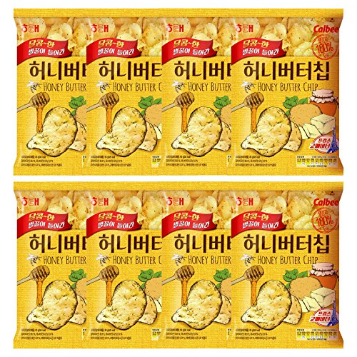Haitai Honey Butter Chips Sweet Fried Potato Snacks Crisps, 2.1O