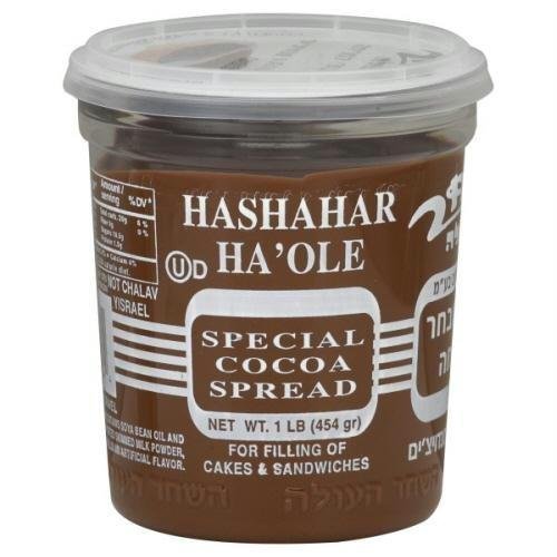 Hashachar Haole Chocolate Spread Dairy 16Oz, Kosher Pack Of 2