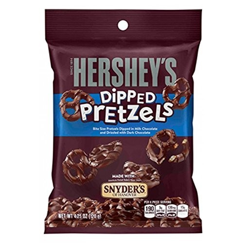 Hersheys Dipped Pretzels | Reeses Chocolate Dipped Pretzel | V