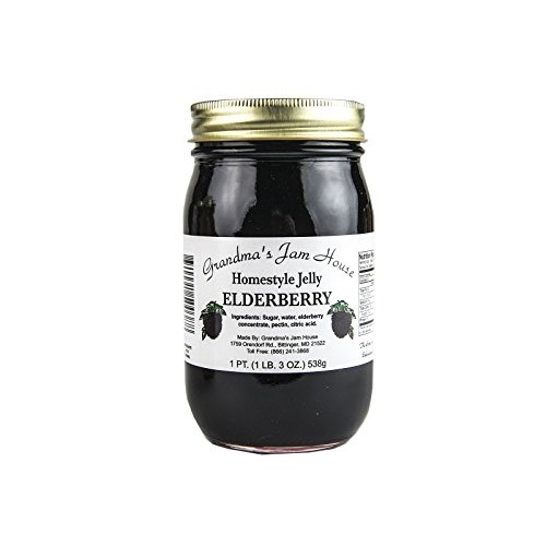 Homestyle Elderberry Jelly - One Pint - Grandmas Jam House