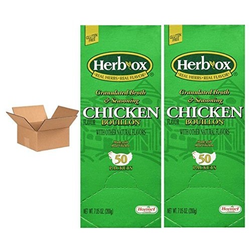 Hormel Herb Ox Chicken Bouillon 50 Packets Case Of 2