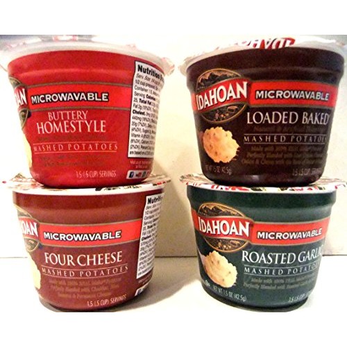 Idahoan Mashed Potatoes Microwavable Single Serve Cups Variety 1