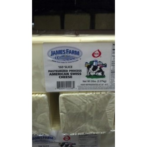 James Farm 160 Slice American Cheese 5 Lb.