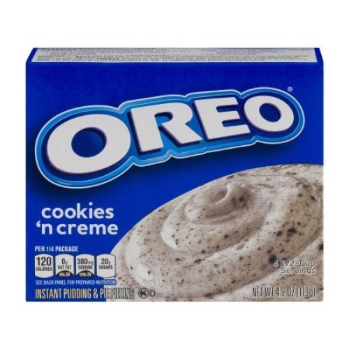 Jell-O Instant Pudding &Amp; Pie Filling Oreo Cookies N Cream With