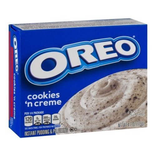 Jell-O Instant Pudding &Amp; Pie Filling Oreo Cookies N Cream With