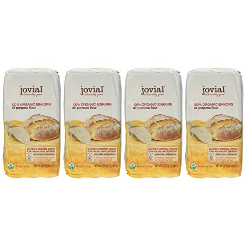 Jovial Foods Organic Einkorn Flour, 32.0-Ounce Pack Of 4