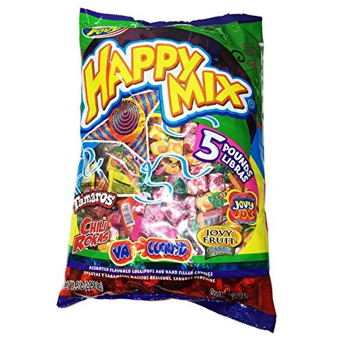 Jovy Happy Mix Assorted Flavored Candies | 5Lb Bag | Mexican Candy