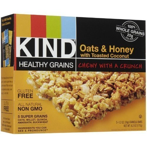 Kind Granola Bar Oats &Amp; Honey With Toasted Coconut, 1.2-Ounce Ba