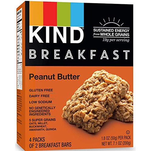 Kind Breakfast Bars New Variety 5 Pack. 1 Box Of Each: Dark Choc