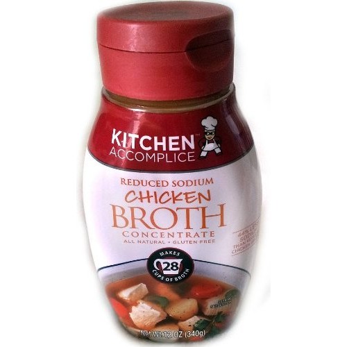 Kitchen Accomplice Reduced Sodium Broth Concentrate 12 Oz Pack