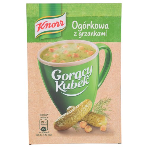 Knorr Goracy Kubek Ogorkowa- Pickle Soup - Instant 5 X 14 G -