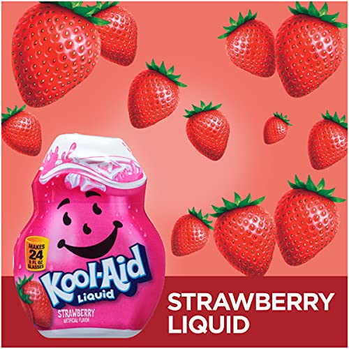 Kool Aid Liquid Drink Mix - Strawberry - 1.62 Fl Oz Pack Of 4