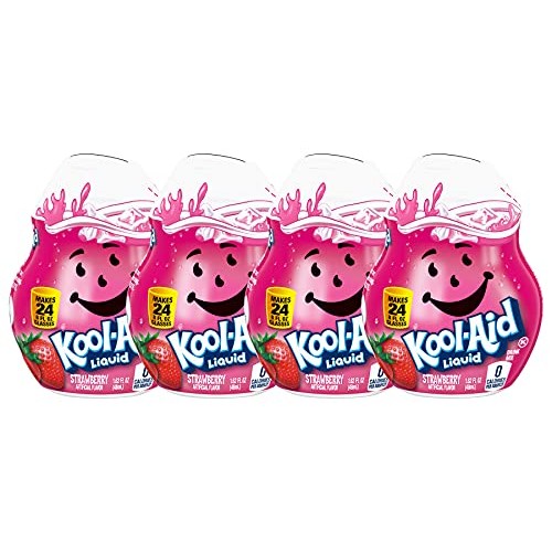 Kool Aid Liquid Drink Mix - Strawberry - 1.62 Fl Oz Pack Of 4