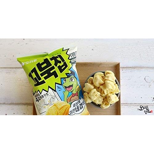 Korean Orion New Four Layers Turtle Chip Corn Soup Flavor 2 Pack