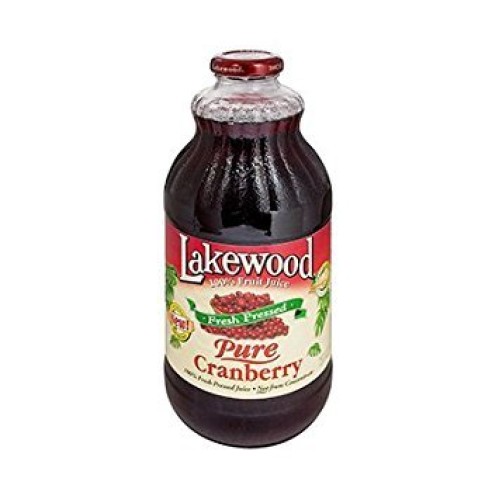 Lakewood Pure Cranberry Juice 32-Ounce Bottles - Pack Of 1