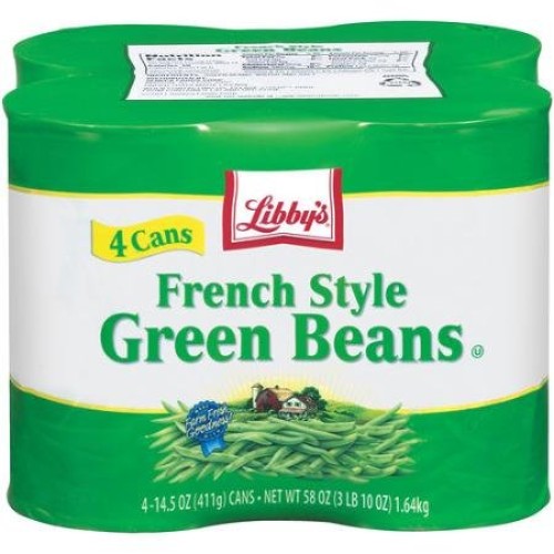 Libbys French Style Green Beans, 14.5 Oz, 4Ct
