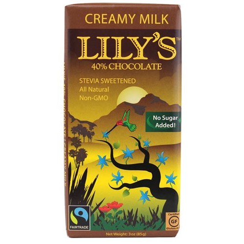 Lilys Creamy Milk Chocolate Bar With Stevia -- 3 Oz - 2 Pc