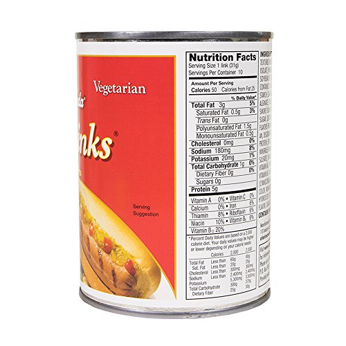 Loma Linda - Vegetarian - Veja-Links 19 Oz. Pack Of 6 - Kosher