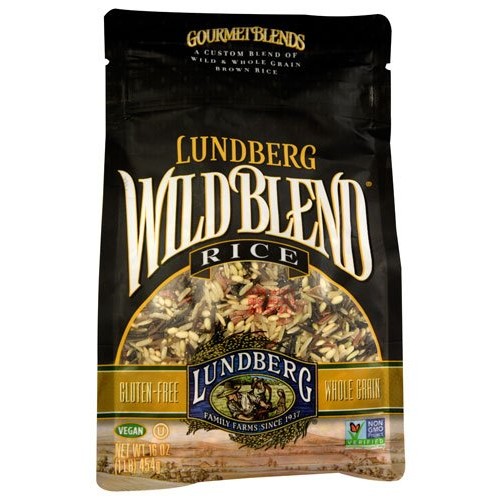 Lundberg Wild Blend Wild And Whole Grain Brown Rice -- 1 Lb - 2 Pc