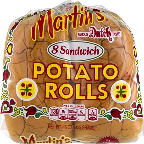 Martins Potato Sandwich Rolls- 8Pk 15 Oz 2 Bags