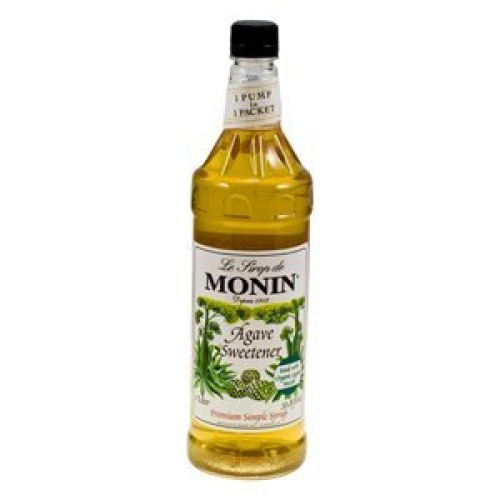 Monin Agave Nectar Sweetener 1 Ltr Bottle Pack Of 4
