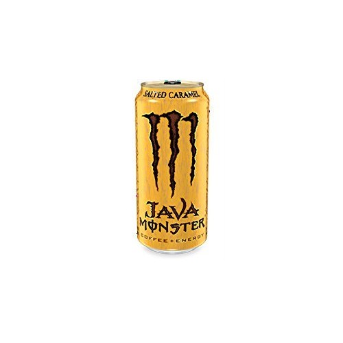 4 Pack - Monster Java Coffee + Energy - Salted Caramel - 15Oz.