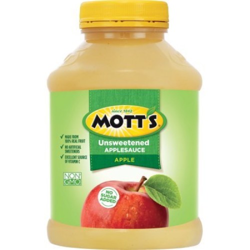 Motts Unsweetened Applesauce 46 Oz. Ea., 6 Ct.