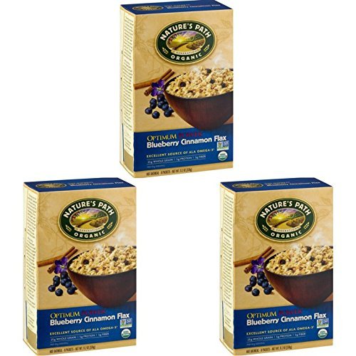 Nature’S Path Hot Oatmeal, Optimum Power Blueberry Cinnamon Flax