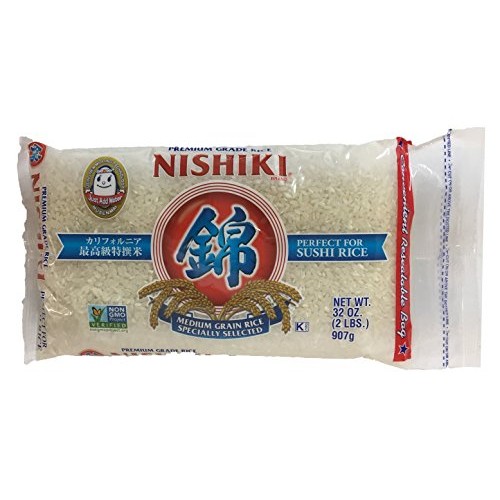 Nishiki Premium Grade Sushi Rice 2Lbs Bag 2 Pack