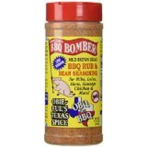 Obie-Cues Bbq Bomber, Mild Brown Sugar Dry Rub &Amp; Bean Seasoning