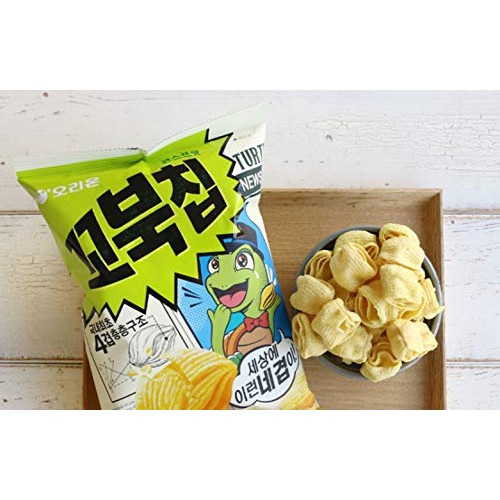 Orion Korean Snack Turtle Chips 꼬북칩 80G Pack Of 7