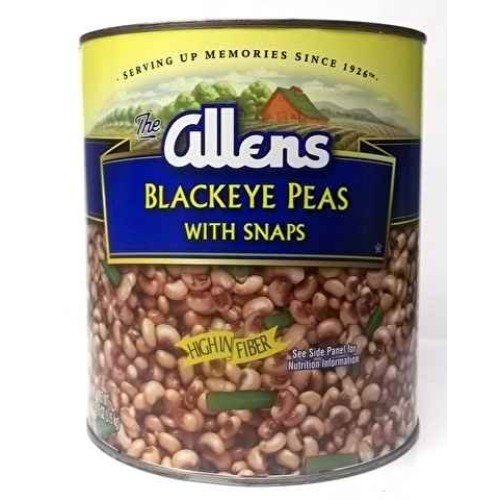 Pea, Black-Eyed Snap Fancy Canned