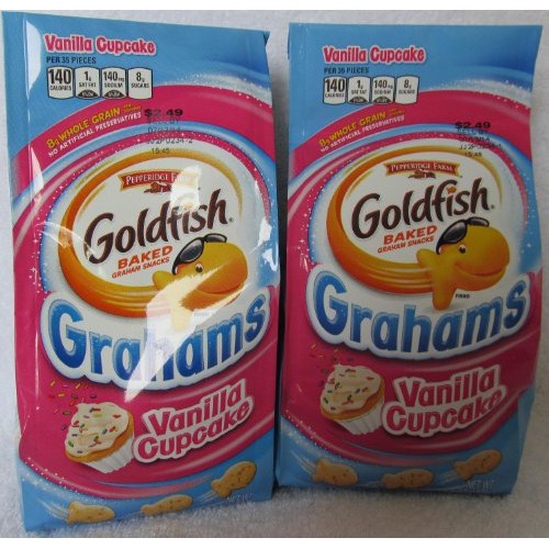 Pepperidge Farms Vanilla Cupcake Goldfish Baked Grahams, 2 Pack
