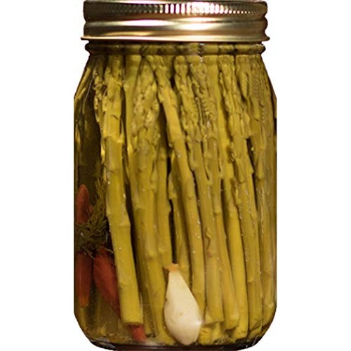Pickled Vegetables - Two Jars Pickled Garlic Asparagus 16 Oz.