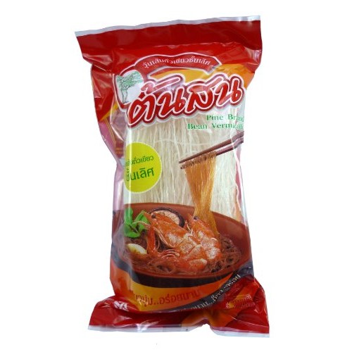 Pine Brand Glass Noodle Bean Vermicelli Noodles Tonson 40 G. X 6