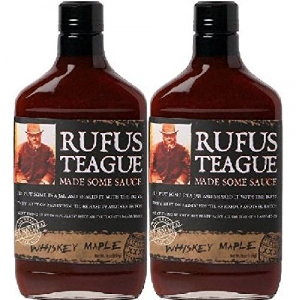 Rufus Teague - Whiskey Maple BBQ Sauce 2 X 16 Oz.