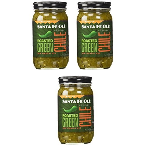 Santa Fe Ole Medium Roasted Green Chile 3 Pack