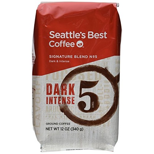 Seattles Best Level 5 Post Alley Blend, Dark Ground Coffee, 12