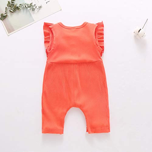 Shan-S 2020 New Cute Infant Baby Boys Girls Sleeveless Color Sol