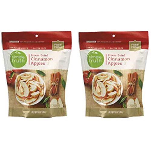 Simple Truth Freeze-Dried Cinnamon Apples 1 Oz Pack Of 2
