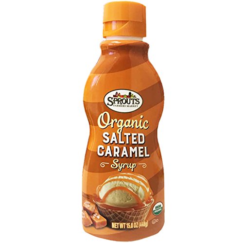 Sprouts Organic Salted Caramel Syrup Sauce 15.8Oz