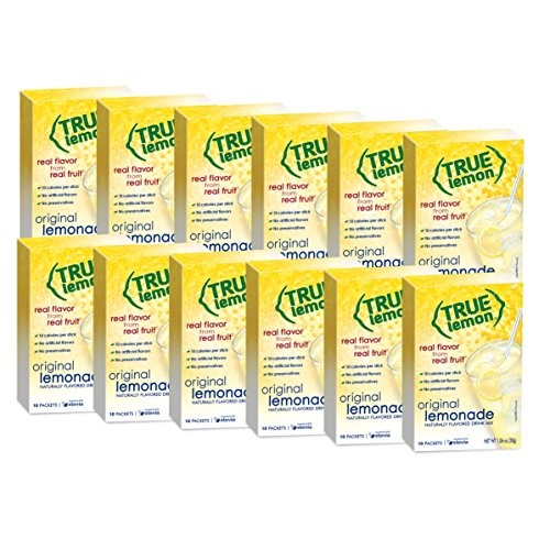 True Lemon Lemonade Original Drink Mix, 10-Count Pack Of 12