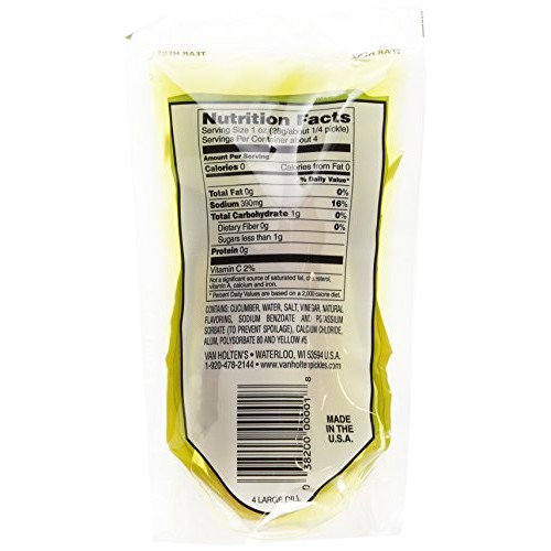Van Holtens - Pickle-In-A-Pouch Large Dill Pickles - 12 Pack