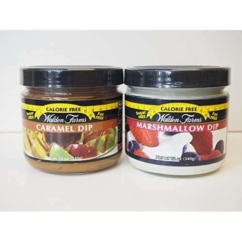 Walden Farms Calorie Free 12 Oz Dips Variety 2 Packs - Caramel D